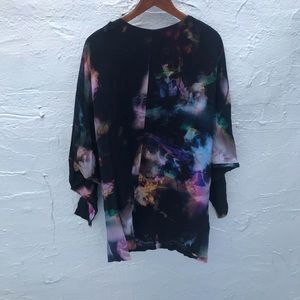 Reiss Cedar print batwing mini dress